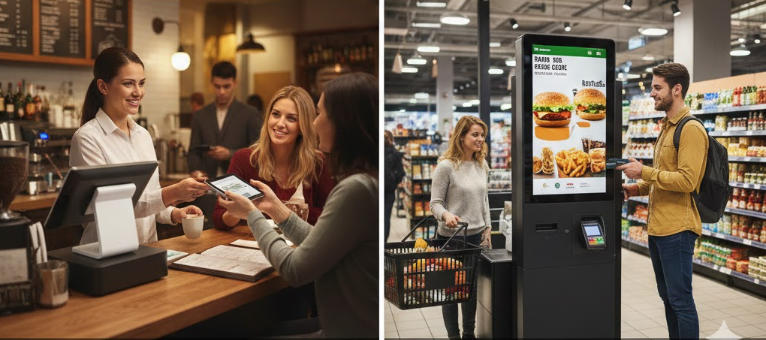 What is the Fundamental Difference Between a Self-Service Machine and a POS System?