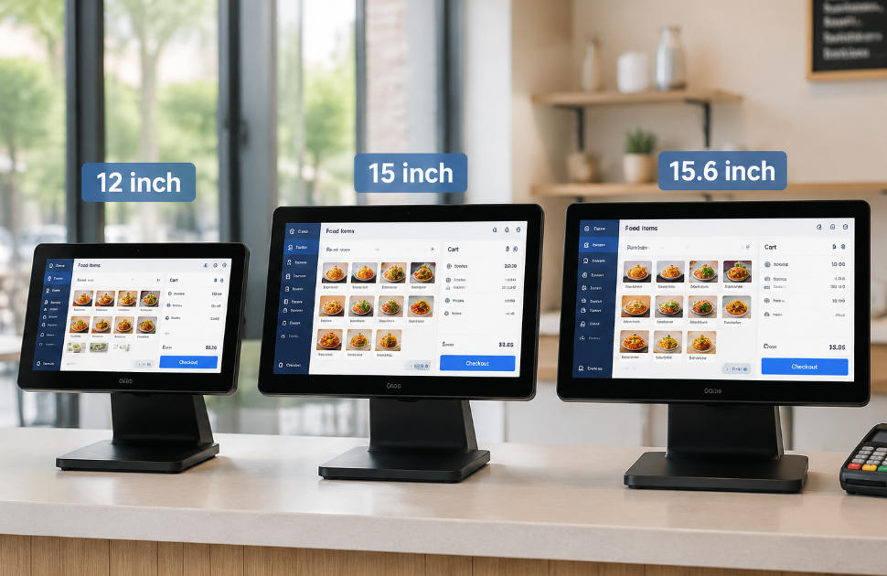 What Is the Best Screen Size for a POS System? 12 vs 15 vs 15.6 Inch
